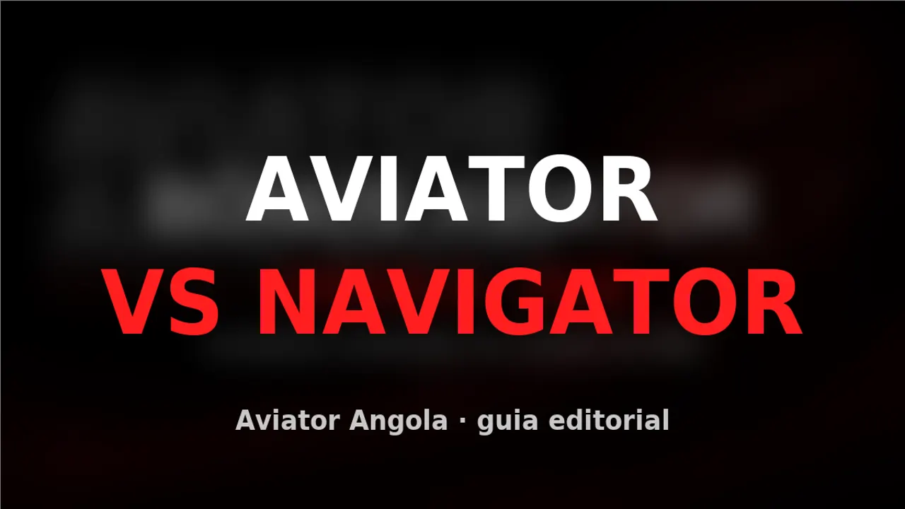Ilustração editorial com o texto Aviator vs Navigator