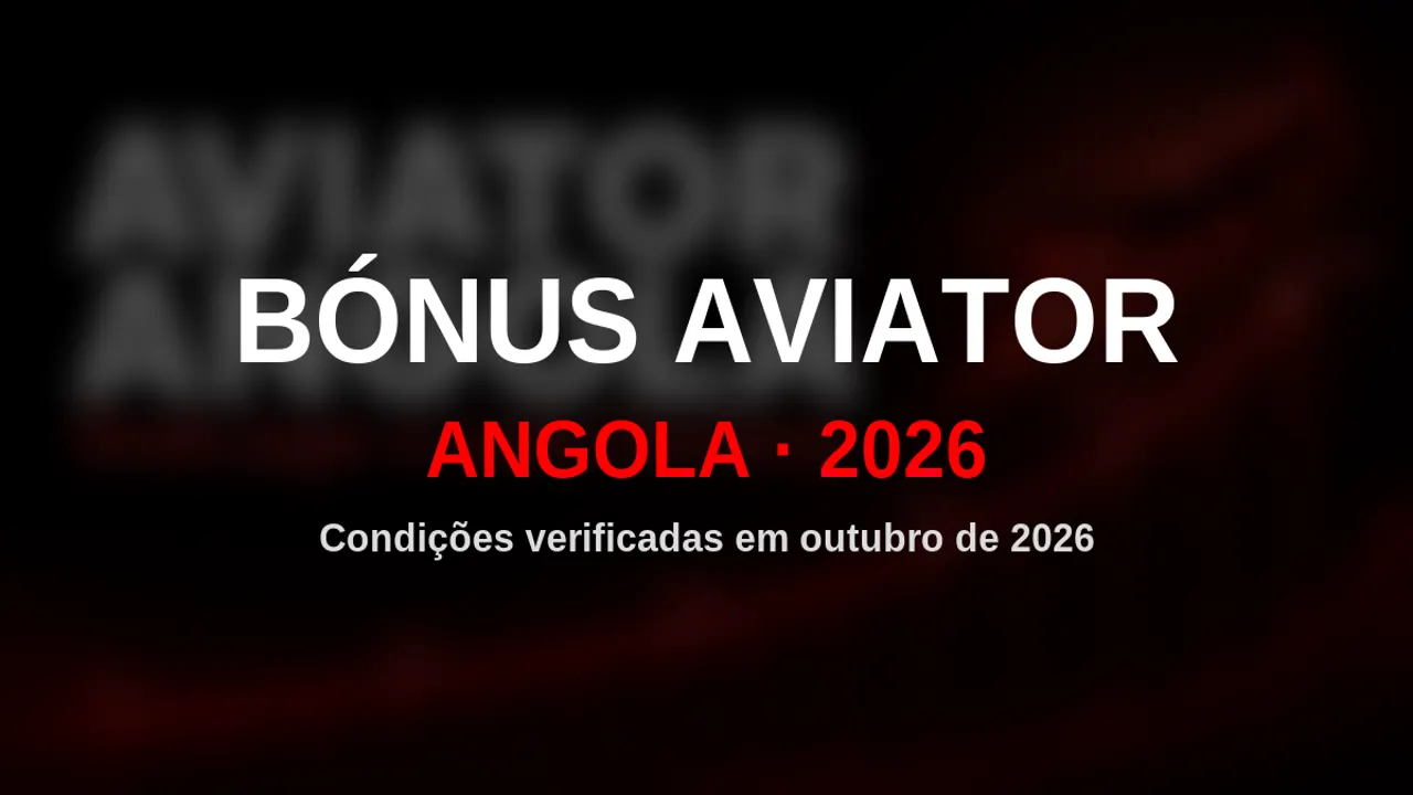 Ilustração editorial de um avião com o texto Bónus Aviator Angola