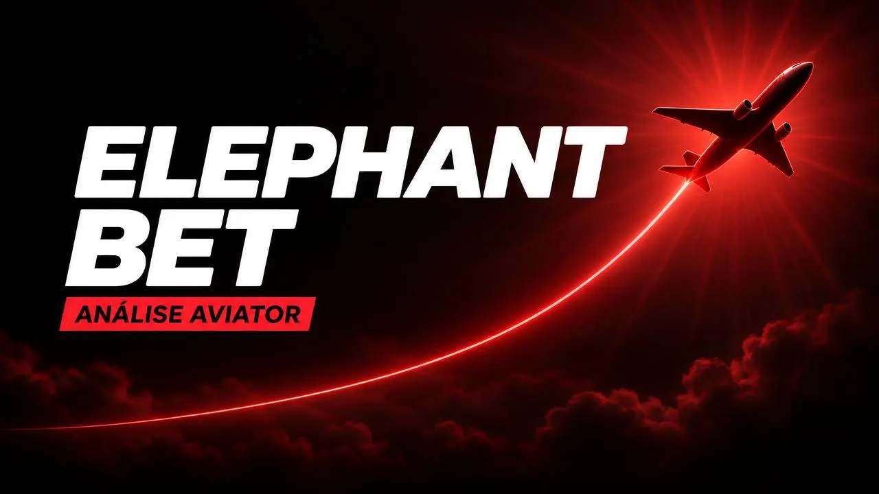 Ilustração editorial da análise do Aviator na Elephant Bet